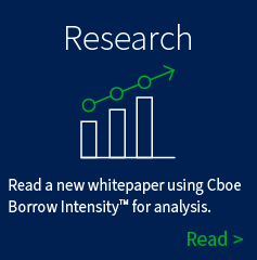 Read a new whitepaper using Cboe Borrow Intensity™ for analysis