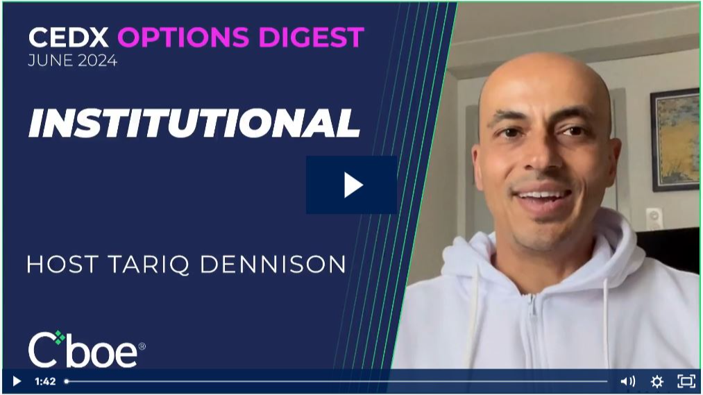 CEDX Options Digest: Institutional