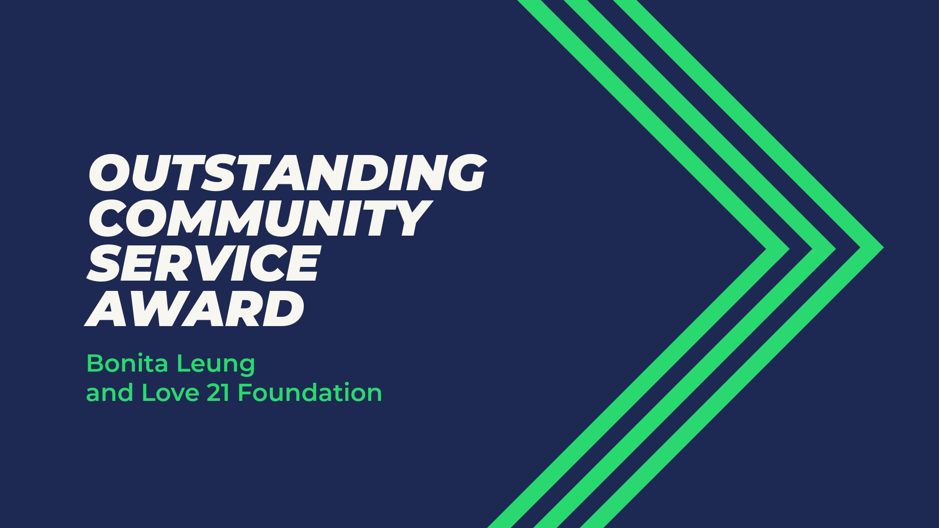 Bonita Leung Shares Her Passion with the Love 21 Foundation