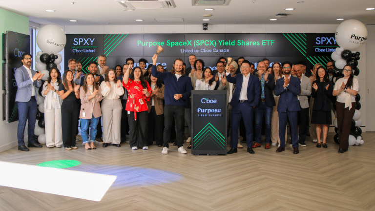 Cboe Canada welcomes Purpose Investments' SpaceX Yield Shares ETF Following SpaceX IPO
