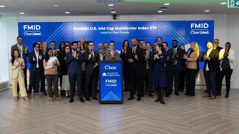 Cboe Canada accueille Franklin Templeton pour le lancement d'un FNB d'actions américaines à moyenne capitalisation