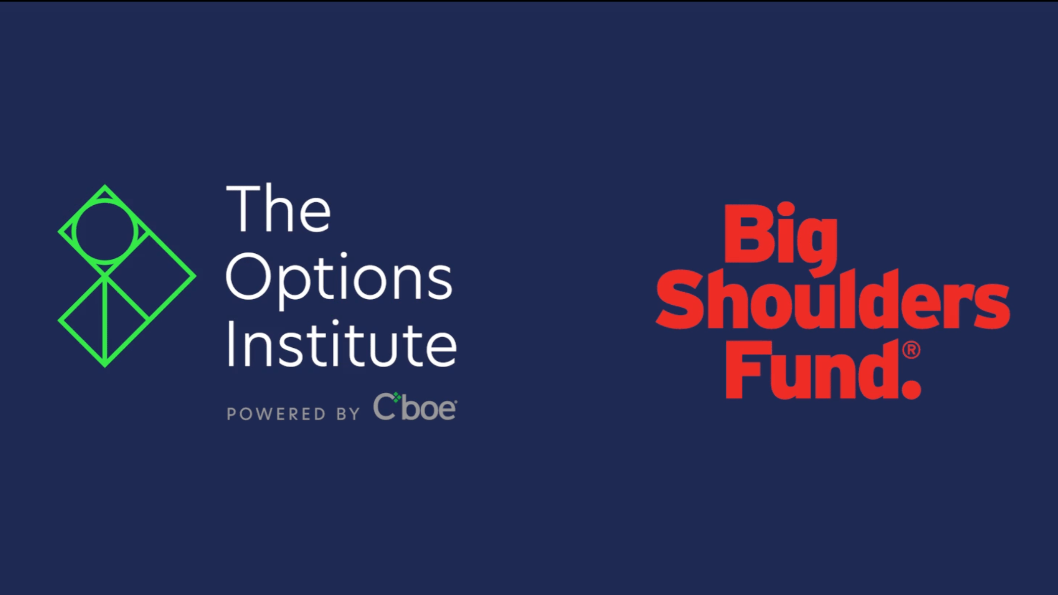 Cboe Options Institute Expands Education with Big Shoulders Fund