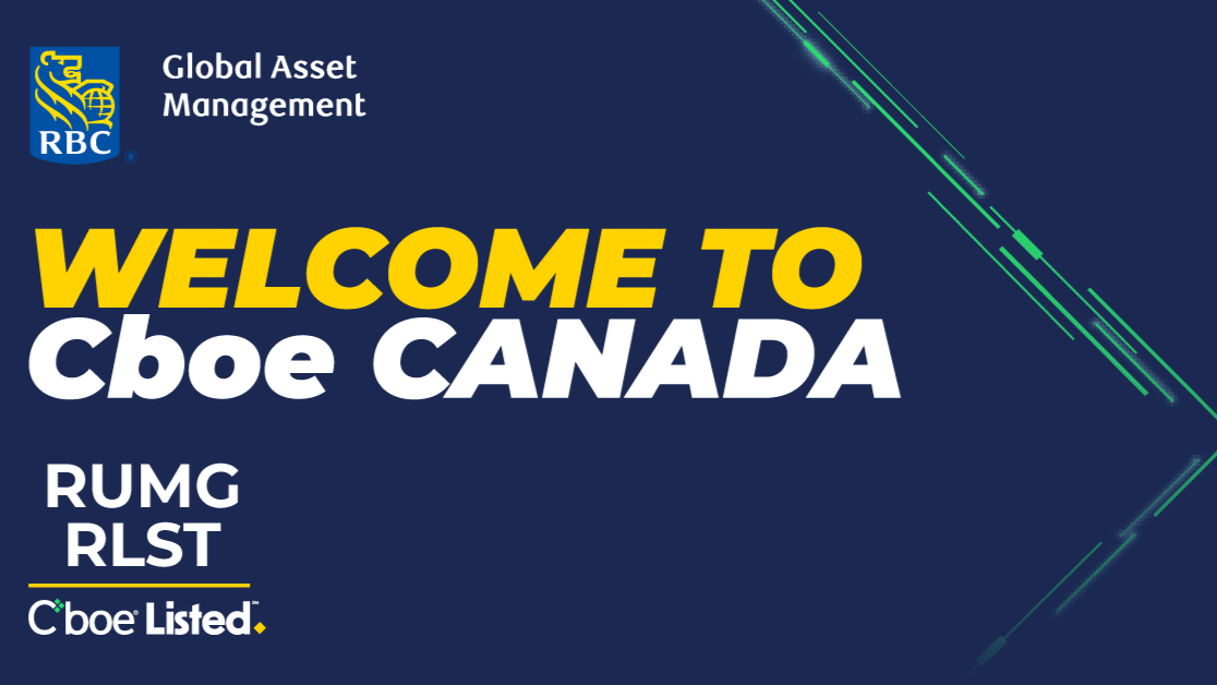 RBC Gestion mondiale d'actifs Inc. lance deux nouvelles séries de FNB, maintenant inscrites et négociées sur Cboe Canada