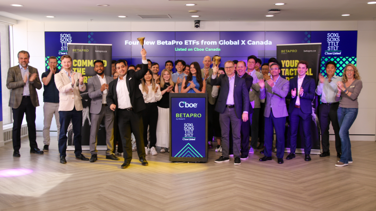 Cboe Canada référence de nouveaux FNB BetaPro de Global X, offrant une exposition inversée au marché et un effet de levier de 3x